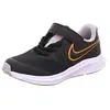 Image de NIKE Star Runner 2 (TDV), Baskets unisexes pour adulte, Noir Total Orange Blanc Lt Smoke Grey, 28 EU