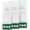 Image de SONGMICS sacs poubelles avec cordon, robustes, sacs poubelles pour poubelles de 15 à 20 litres, déjà séparés, code 020A01, 3 rouleaux, total 120 pièces, blanc KRB020A03