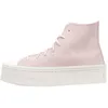 Image de Converse Baskets Chuck Taylor All Star Modern Lift Platform Mono en daim pour femme, Pink Sage Pink Sage Egret, 38 EU