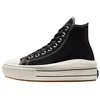 Image de Converse Chuck Taylor All Star Move Chaussures Femme Modèle Platform A12585C Baskets Mid en Toile Noir, Noir , 40 EU