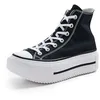 Image de Converse Chaussures Chuck Taylor all Star Lift Double Stack Platform Hi Code A12975C Noir, Noir , 37 EU