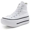 Image de SNEAKERS Donna CONVERSE A12976C CT LFT DUBLE STACK HI WHITE