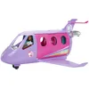 Image de Barbie Coffret Poupée Pilote avec Jet Privé, Détails Réalistes, Autocollants Inclus pour Personnalisation Thème Voyage, Plus De 15 Accessoires, Chiot, Jouet Enfant, A Partir De 3 Ans, HCD49