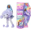 Image de Barbie Coffret Poupée Mannequin Cutie Reveal Série T-Shirt Confort Incluant 10 Surprises, Costume Caniche en Peluche, Série T-Shirt Confort « Star », Jouet Enfant, A Partir De 3 Ans, HKR05