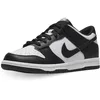 Image de Nike Dunk Low (GS) Baskets pour enfants et adolescents, White Black White, 39 EU