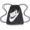 Image de Nike Unisex Sacs De Sport À Cordon Nk Heritage Drawstring, Noir/Blanc, DC4245-010, MISC