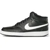 Image de Nike Court Vision Mid Next Nature Homme Chaussure de basketball Chaussure de tennis, Black White Black Black, 45.5 EU