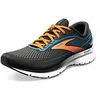 Image de Brooks Baskets Trace 2 pour homme, Noir Classique Bleu Orange, 45.5 EU