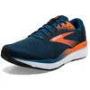 Image de Brooks Ghost 16 Baskets pour homme, Opale bleue, noire, capucine, 40 EU