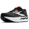 Image de Brooks Baskets Ghost Max 2 pour homme, Noir/blanc/rouge fiery, 41 EU