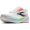Image de Brooks Ghost 17 White/Pink Clay/Gecko, Blanc rose Clay Gecko, 41 EU
