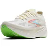 Image de BROOKS Hyperion Max 3 Baskets Homme 45 EU, Coconut Green Gecko Pink Clay, 45 EU