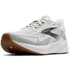 Image de BROOKS Revel 8 Baskets Homme 44.5 EU, White Black Oak Buff, 44.5 EU