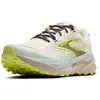 Image de BROOKS Cascadia 19, Baskets pour femme, 36.5 EU, Coconut Misty Blue Ebony, 36.5 EU