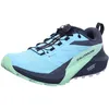 Image de SALOMON Chaussures Sense Ride 5 GTX W Chaussures de Trail Running Femme, Blue Radiance Green Ash India Ink, 39.5 EU