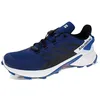 Image de Salomon Supercross 4 Chaussures de randonnée pour homme, bleu marine, 40.5 EU