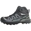 Image de Salomon Chaussures de marche X Ultra 360 Mid Gore-tex pour homme, Black Magnet Pewter, 44 2/3 EU