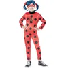 Image de RUBIE'S Miraculous Officiel - Déguisement Luxe LADYBUG pour Enfants - Taille 9-10 ans - Costume avec Combinaison à Manches Longues et Masque avec Attache - Déguisement pour Halloween, Carnaval