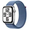 Image de Apple Watch SE GPS 44 mm Boîtier en Aluminium Argent avec Boucle Sport Bleu d'Hiver en occasion ou reconditionné