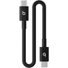Image de Câble de charge BEATS tissé court USB-C vers USB-C 20 cm Noir