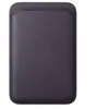 Image de Porte-cartes APPLE MagSafe tissage fin Violet Nuit
