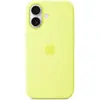 Image de Coque APPLE iPhone 17 MagSafe Silicone Jaune fluo
