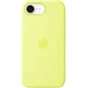 Image de Coque APPLE iPhone 16e silicone Jaune fluo