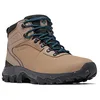 Image de Columbia Newton Ridge Chaussures de randonnée imperméables Omni-Heat II pour homme, Marron cendré - Vague nocturne, 44 EU