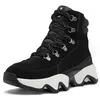 Image de SOREL Bottes imperméables Kinetic Impact Conquest Plus pour femme, Sel de mer noir., 41 EU