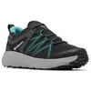 Image de Columbia Women's Peakfreak Roam Waterproof, Waterproof Low Rise Trekking and Hiking Shoes, Black/Teal, 5