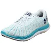 Image de Under Armour Femme Ua W Charged Breeze 2 Visual Cushioning, 101 Gray Mist Blue Surf Sonar Blue, 40 EU
