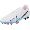 Image de Nike Zoom Vapor 15 Academy Ag Chaussures de football pour homme, blanc, bleu baltique, rose explosion, 45 EU