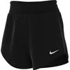 Image de Nike Women's Shorts W Nk One Df Mr 3In Br Short, Black/Reflective Silv, DX6010-010, S