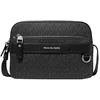 Image de Michael Kors Hudson Sac à bandoulière unisexe Gris foncé/noir Taille unique, Gris acier clair/noir, taille unique