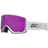 Image de Giro Sagen Lunettes de ski et de snowboard Taille unique | 2 verres EXV à vision large | Anti-buée, compatible avec OTG, compatible avec le casque   Couleur : blanc empilé   Verres : amber rose/jaune