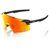 Image de 100% AEROCRAFT - Soft Tact Black - HiPER Red Multilayer Mirror Lens