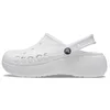 Image de Crocs Sabots à plateforme Baya pour femme, blanc, 39/40 EU