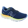 Image de New Balance Chaussures de course Fresh Foam X Evoz V3 pour homme, Bleu marine avec bleu patrimoine et ananas cosmique, 45.5 EU