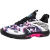Image de K-Swiss Chaussures de tennis Speedtrac Padel pour homme, blanc, noir, rose fluo, 46 EU
