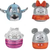 Image de Squishmallows SQDI00234 Disney 100 Lot de 4 figurines officielles avec Mickey Stitch Chat du Cheshire et Minnie 12,5 cm chacun