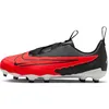 Image de Nike Chaussures De Football Jr Phantom Gx Academy Fg/Mg, Bright Crimson/Black-White, DD9549-600, 38.5 EU (6Y US)
