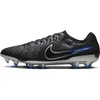 Image de Nike Chaussures De Football Legend 10 Pro Fg, Black/Chrome-Hyper Royal, DV4333-040, 44.5 EU (10.5 US)