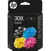 Image de Cartouche d'encre HP Pack de 4 Originales 308 (Noir + Cyan/Magenta/Jaune) - 7N0W8AE