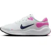 Image de Nike Revolution 7, Chaussures à lacets Unisexe-Adulte, White Midnight Navy Playful Pink, 39 EU