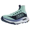 Image de HOKA Tecton X 3 Baskets pour femme, Vert menthe Fluorite Varsity Navy, 38.5 EU