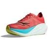 Image de HOKA ONE ONE Femme Mach X 2 Sneaker, 38 EU, Grapefruit Electric Coral, 38 EU