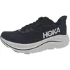 Image de HOKA Baskets Clifton 10 Wide pour femme, Noir/blanc, 40 2/3 EU