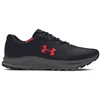 Image de Under Armour Charged Bandit Trail 3 Storm Proof, Chaussures pour homme, 003 Noir/Rouge Racer, 47 EU