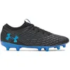 Image de Under Armour Magnetico .3 FG Chaussures de football pour homme, bleu/noir, 41 EU
