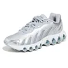 Image de NIKE W Air Max DN8, Sneaker Femme, 38.5 EU, Wolf Grey Metallic Silver Off White, 38.5 EU
